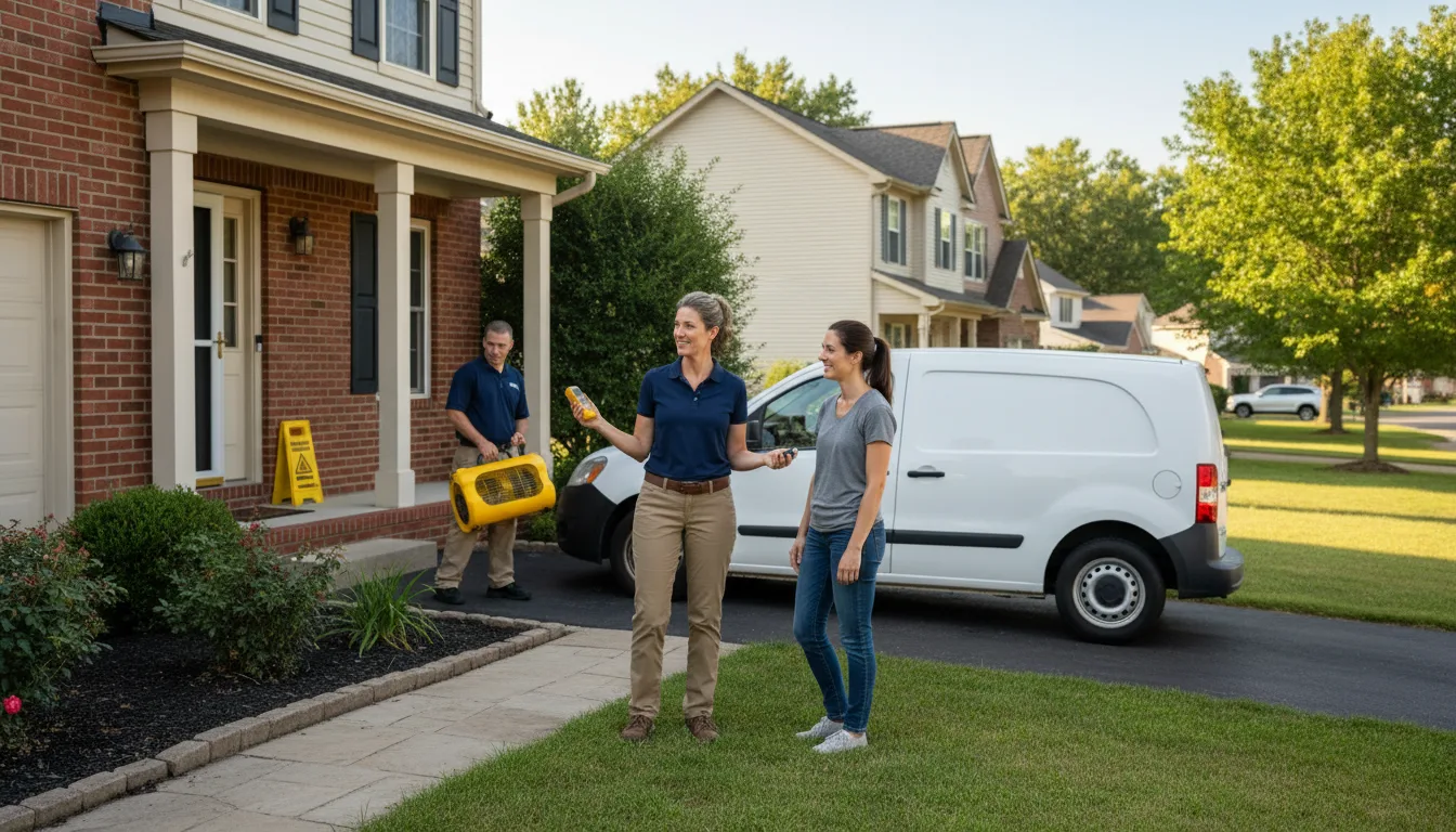 Water restoration image for Water Damage & Restoration Services in Lansing, MI